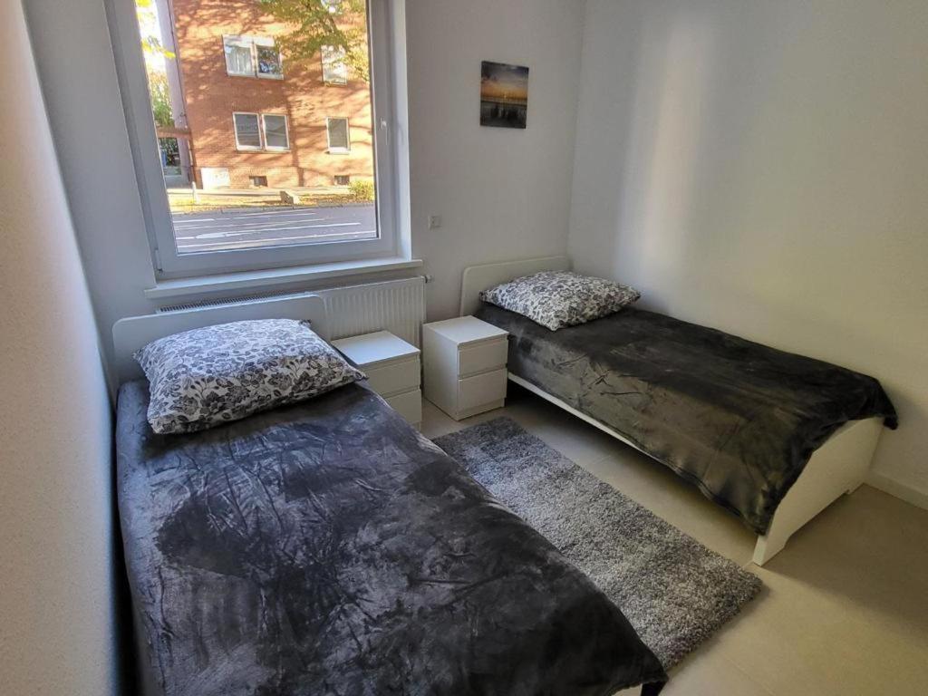 Monteurzimmer Mit Zwei Einzelnen Betten In Einer 3Zi Wohnung Mit Kuche Und Bad Osnabrück Exterior foto